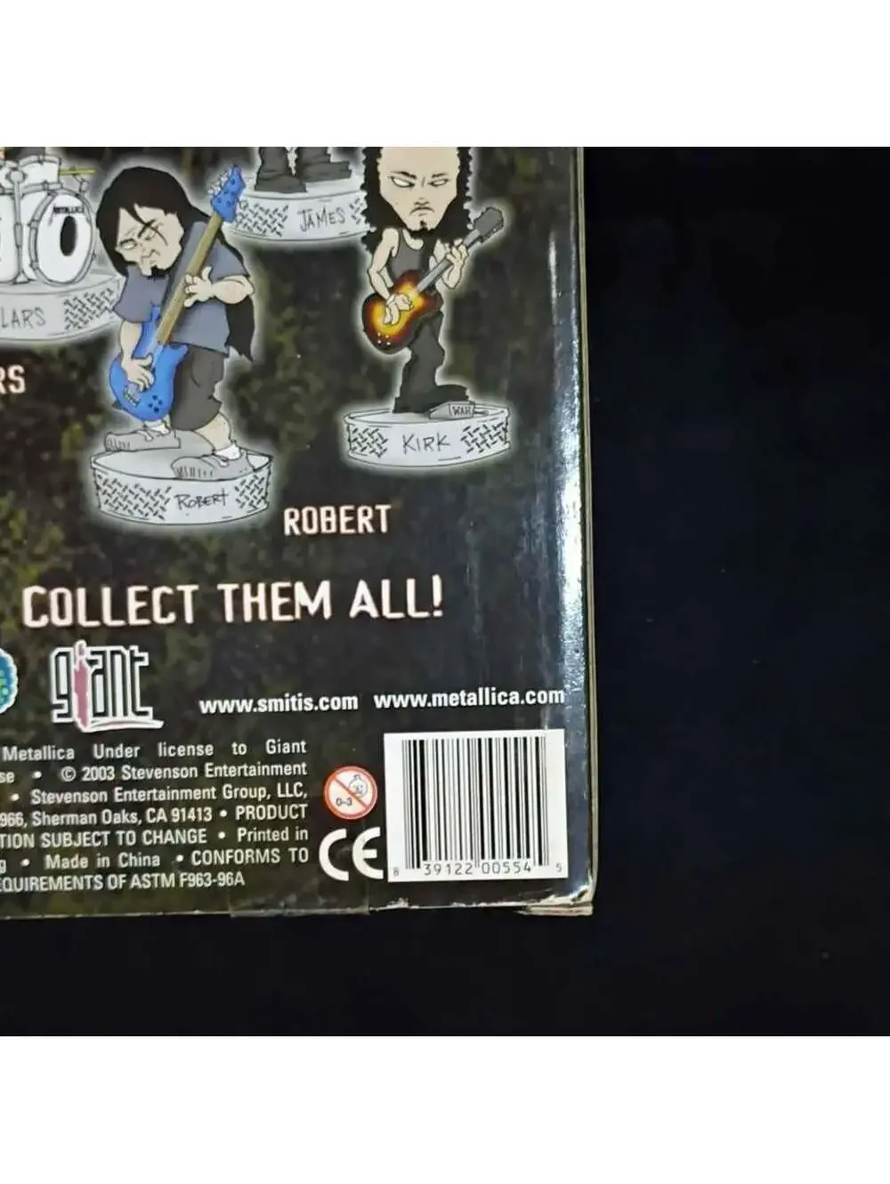 Metallica Robert Bobblehead Figure in Original Box